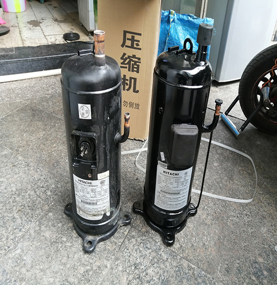 莱山中央空调压缩机的更换维修